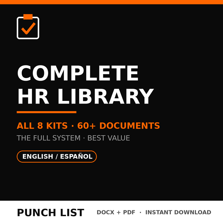Complete Bilingual HR Library cover