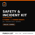 Safety & Incident Kit cover